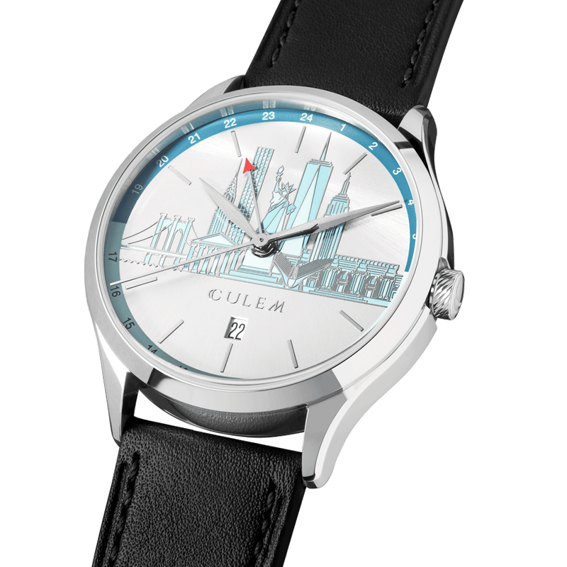 New York Skyline GMT | Silver
